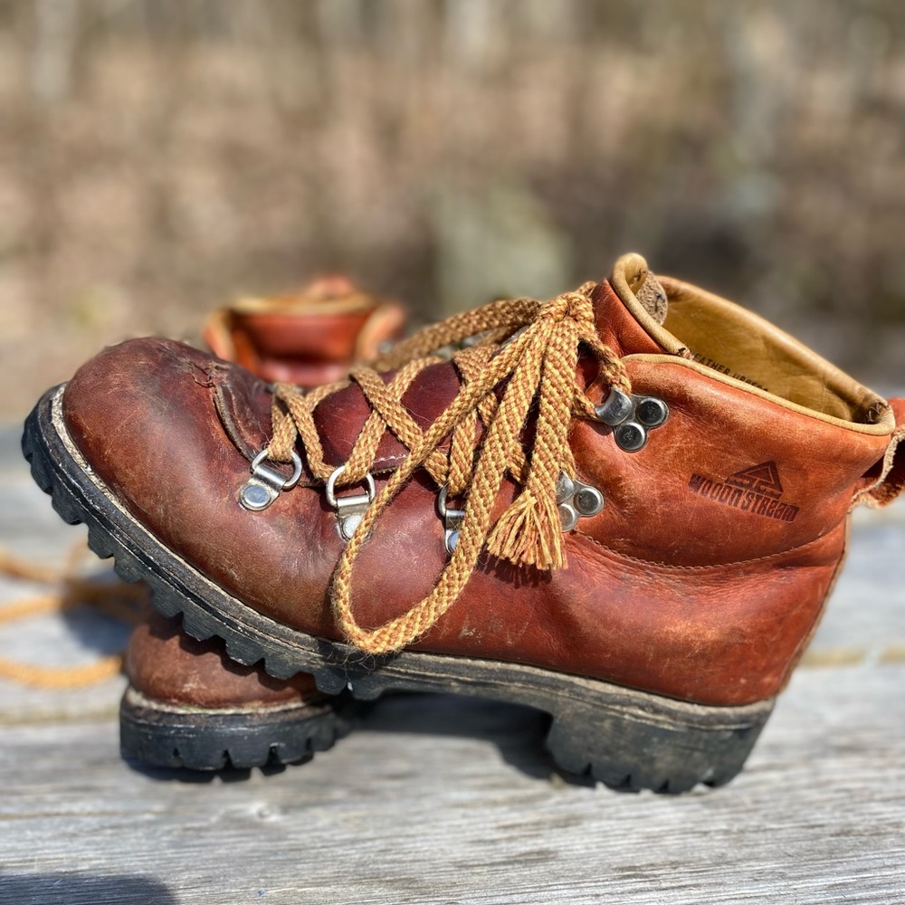 Wood N’ Stream leather work boots. Women’s 7.5